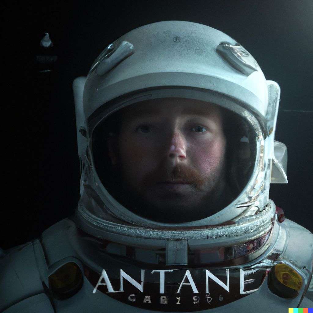 an astronaut, screenshot from Game of Thrones